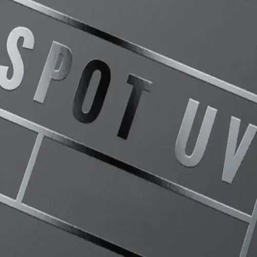 Spot UV finish