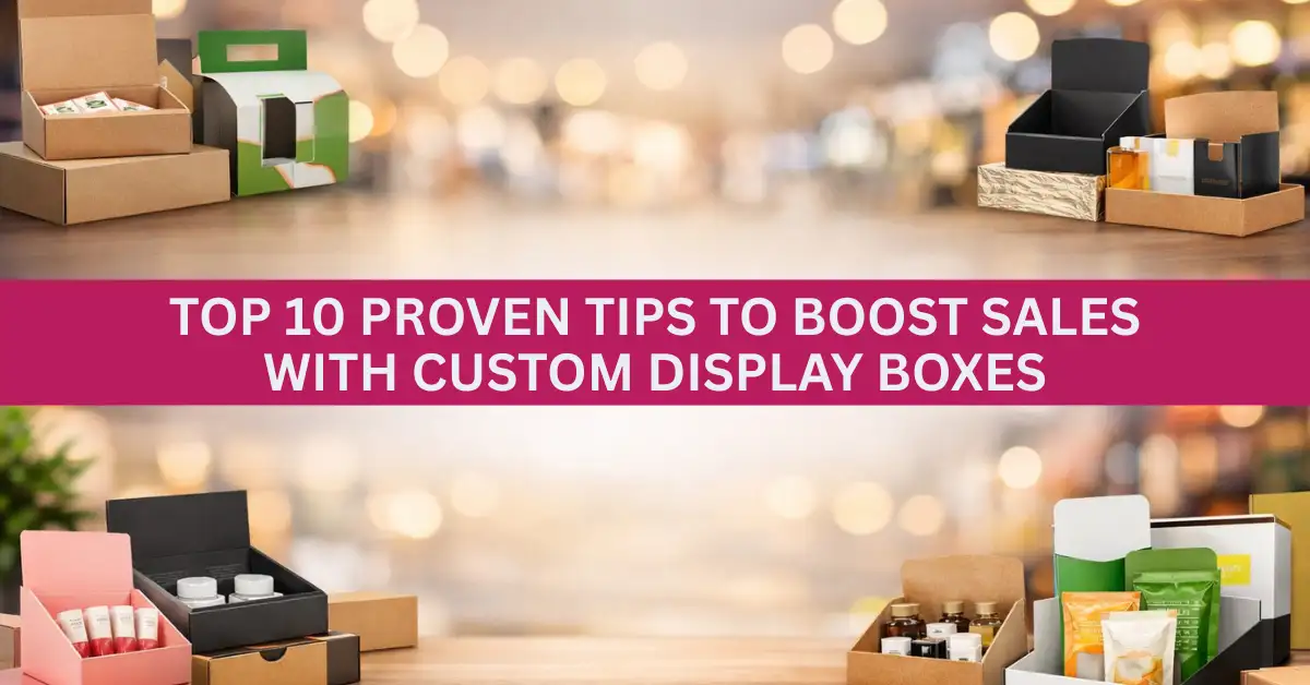 Top 10 Proven Tips To Boost Sales With Custom Display Boxes